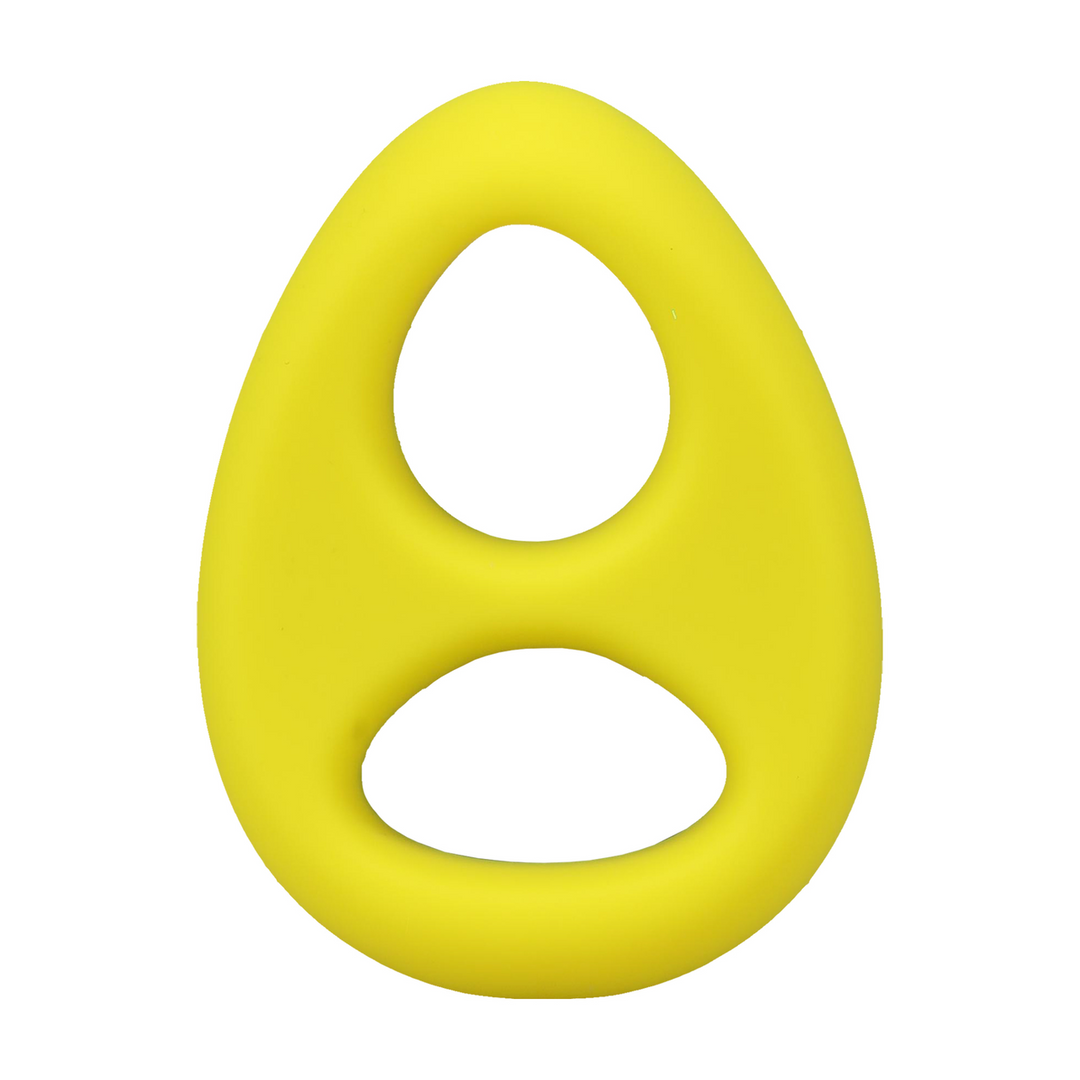 The Code - Silicone Cockring with Bandana - Yellow