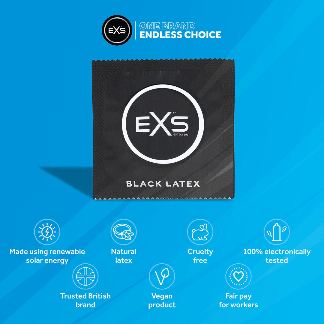 EXS Black Latex - Condoms