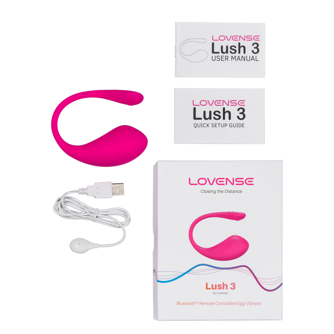 Lush 3 - Powerful App-controlled Wearable G-spot Egg Vibrator - Pink