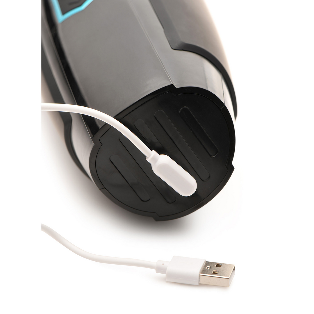 The Milker Max - 14X Thrusting and Vibrating Masturbator - Black