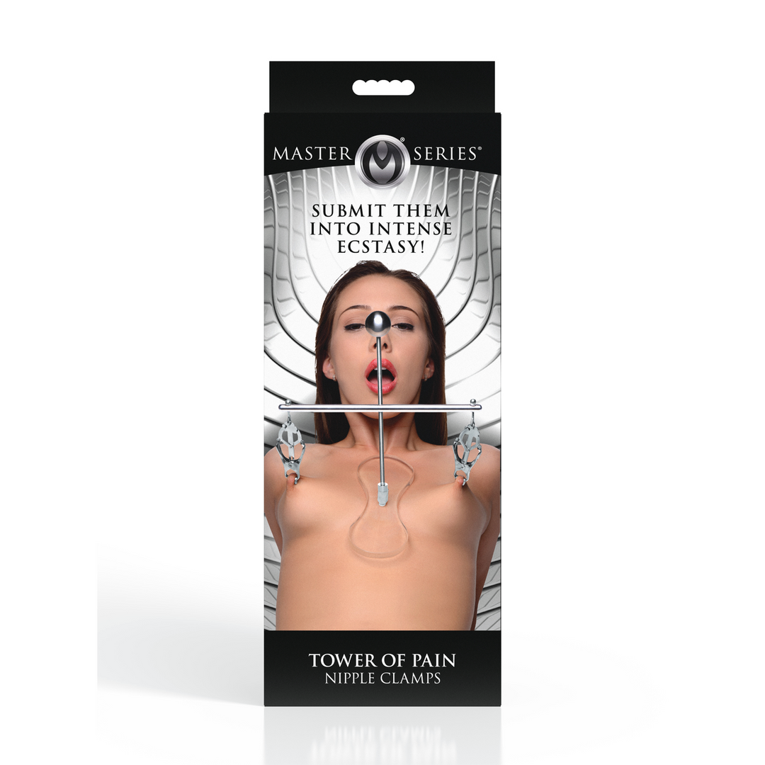 Tower of Pain - Nipple Clamps - Silver