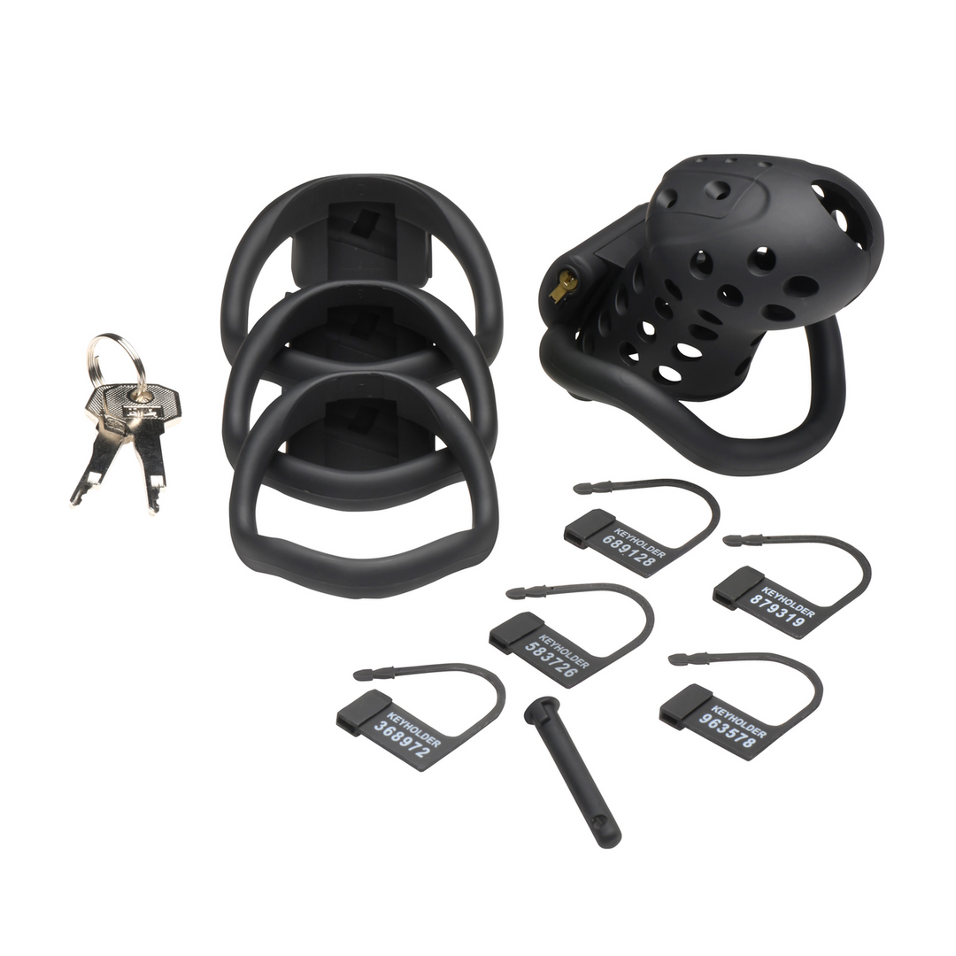 Lock Down - Chastity Cage - Black