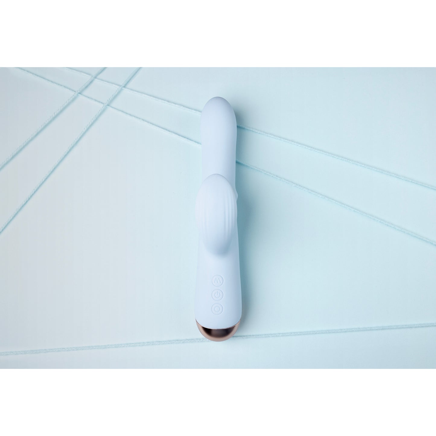 Pulse Wave and Up-and-Down Moving Ring Vibrator - Arctic Blue