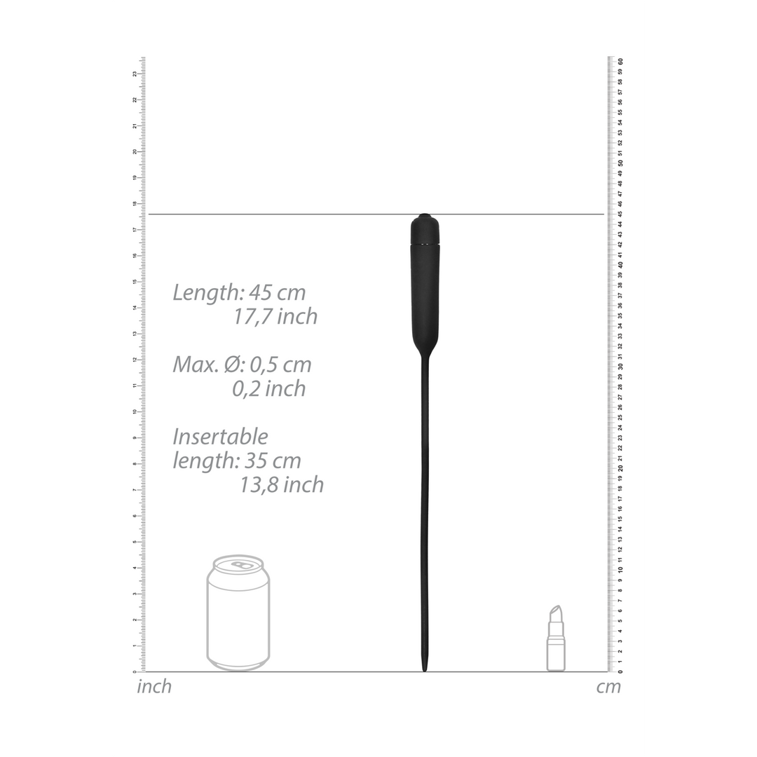 Silicone Vibrating Bullet Plug Extra Long