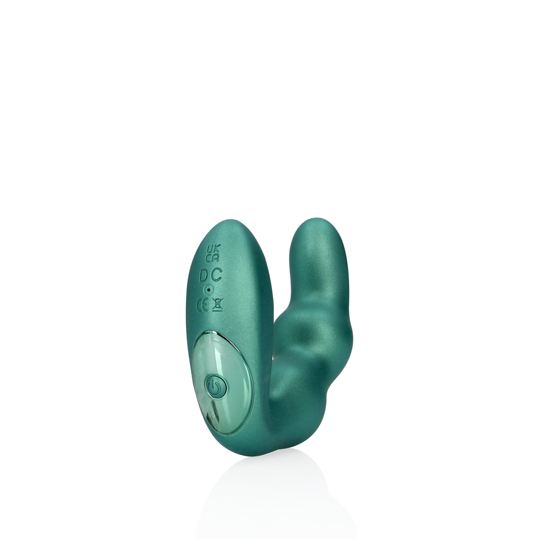 Bent Vibrating Prostate Massager with Remote Control