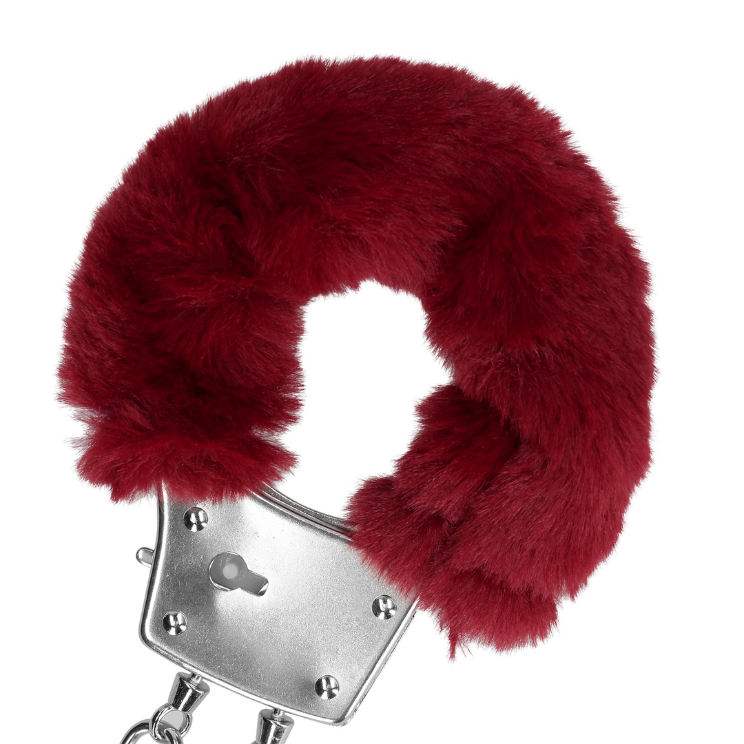 Furry Metal Hand Cuffs
