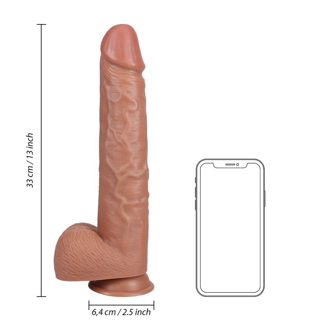 Extra Large Straight with Balls 13 / 33 cm