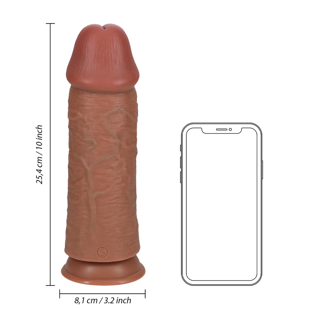 Extra Thick Straight without Balls 10 / 25,4 cm