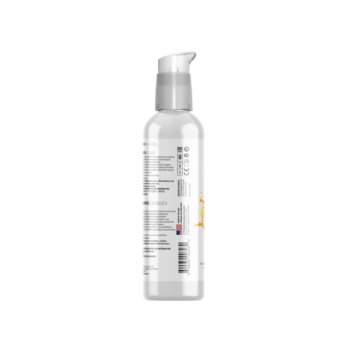 4 in 1 Playful Flavors - Lubricant with Mango Flavor - 4 fl oz / 118 ml