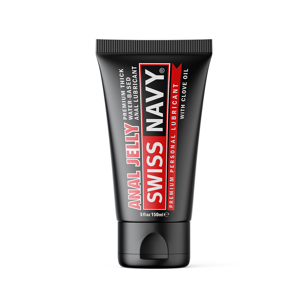 Anal Jelly - Premium Thick Waterbased Anal Lubricant with Clove Oil - 5 fl oz / 150 ml