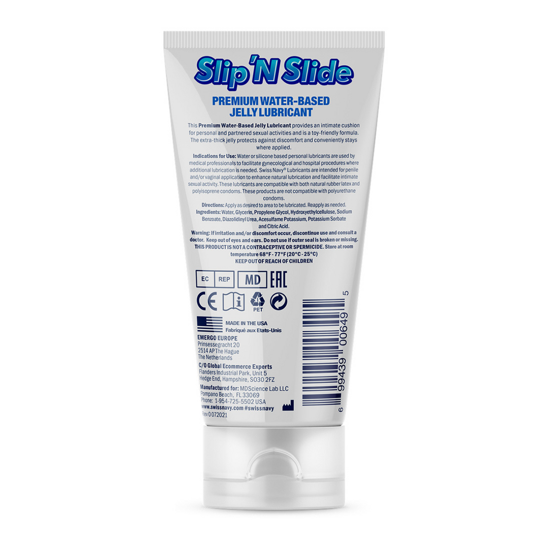 Slip'N Slide - Soft and Smooth Premium Waterbased Ultra Thick Jelly Lubricant