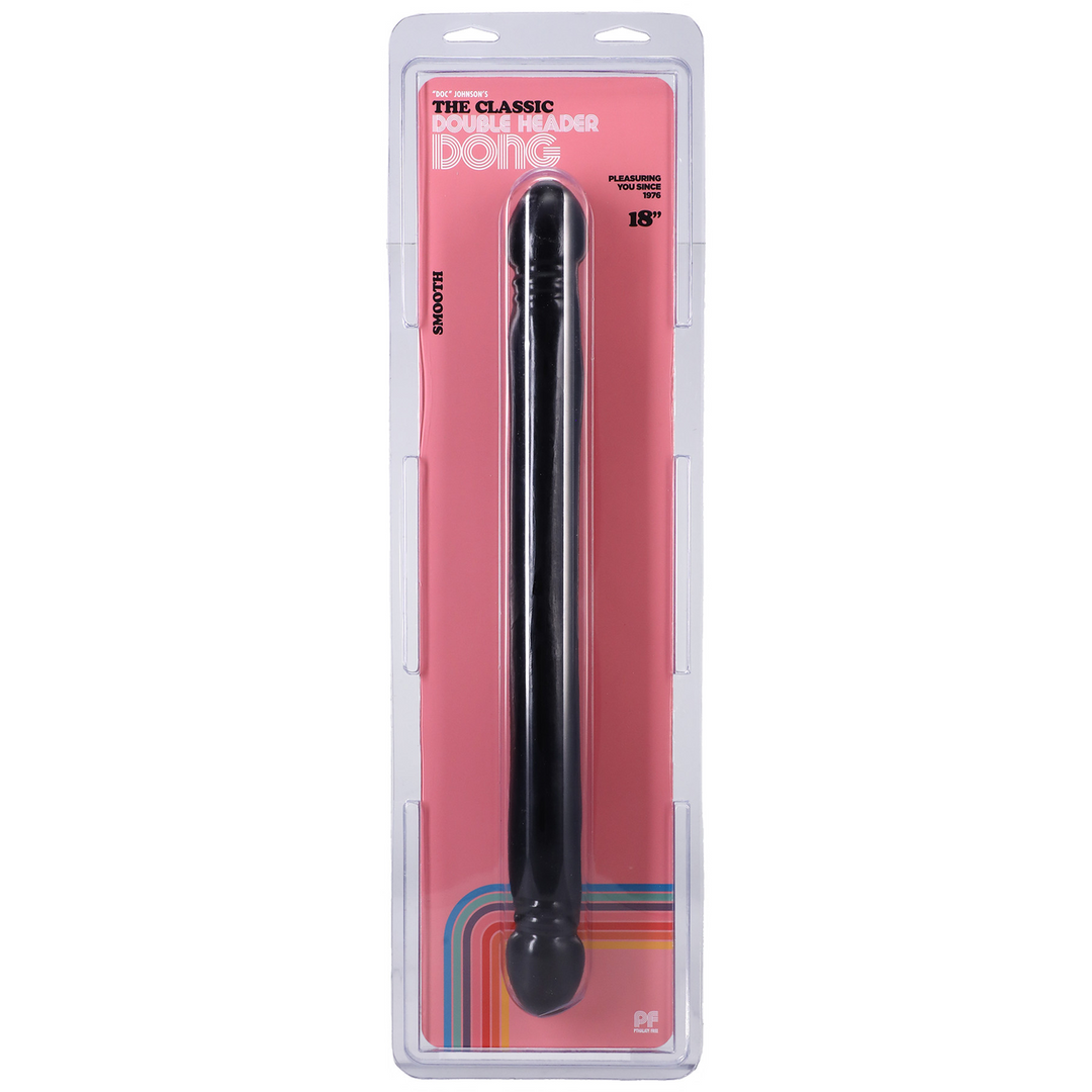 Smooth Double Header - Dildo with Double Ends - 18 / 45 cm