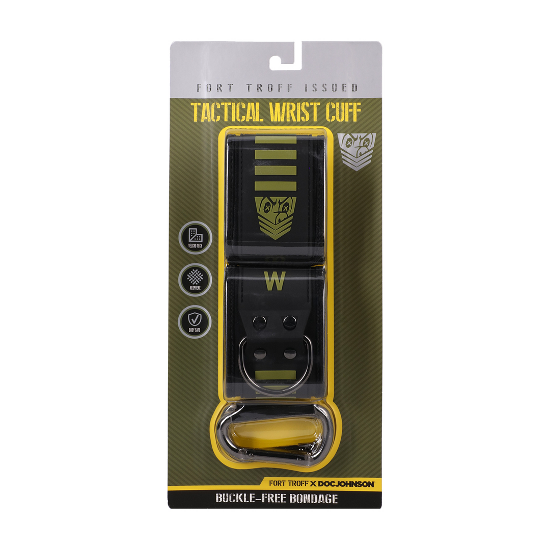 Tactical Wrist Cuffs - Black/Green