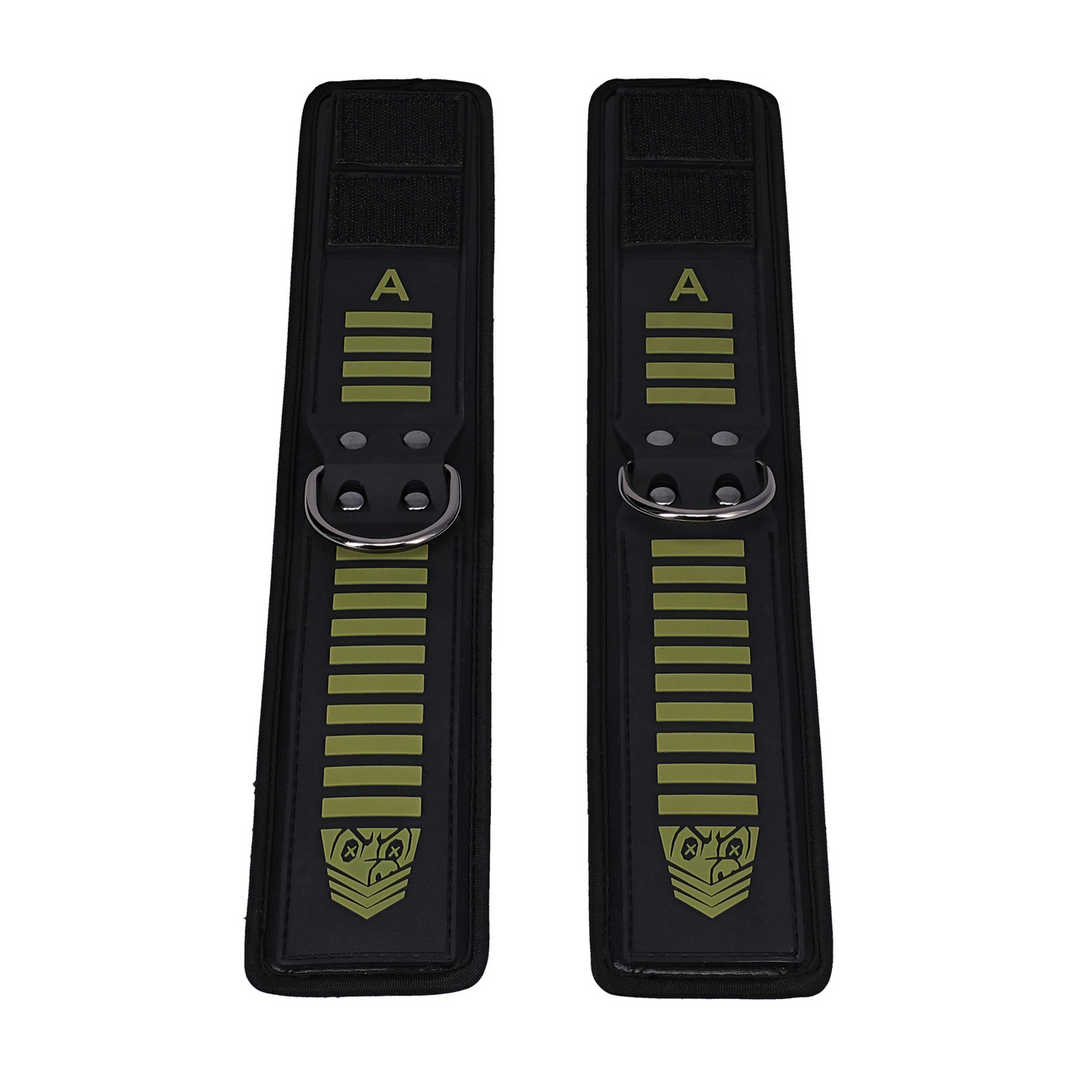 Tactical Ankle Cuffs - Black/Green