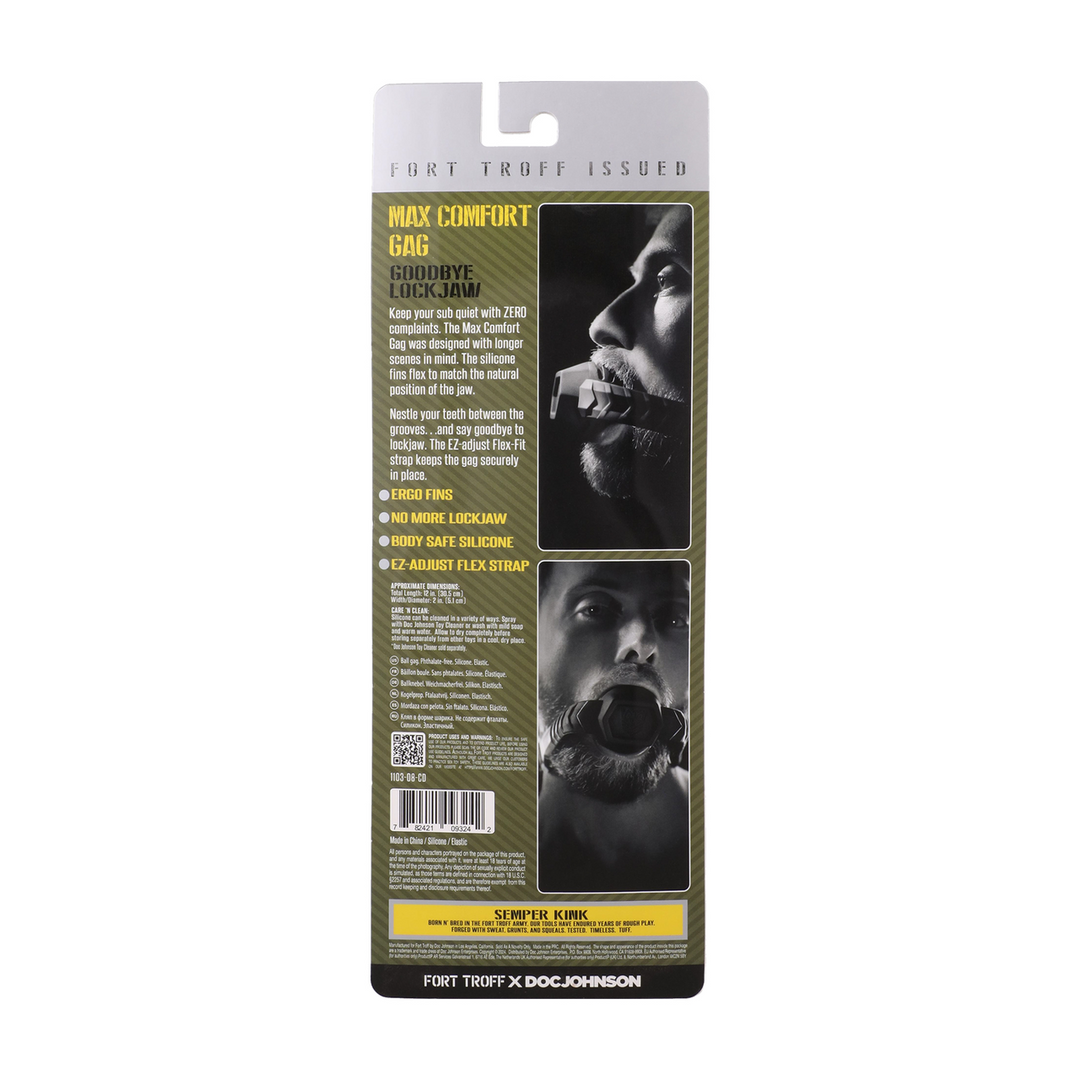Max Comfort Gag - Black