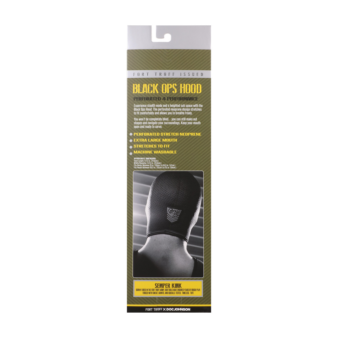 Black Ops Hood - Regular - Black
