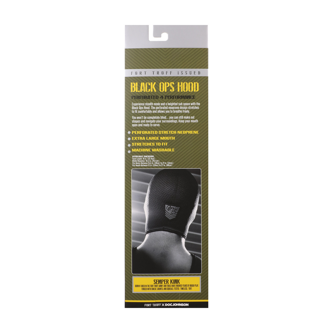 Black Ops Hood - Large - Black