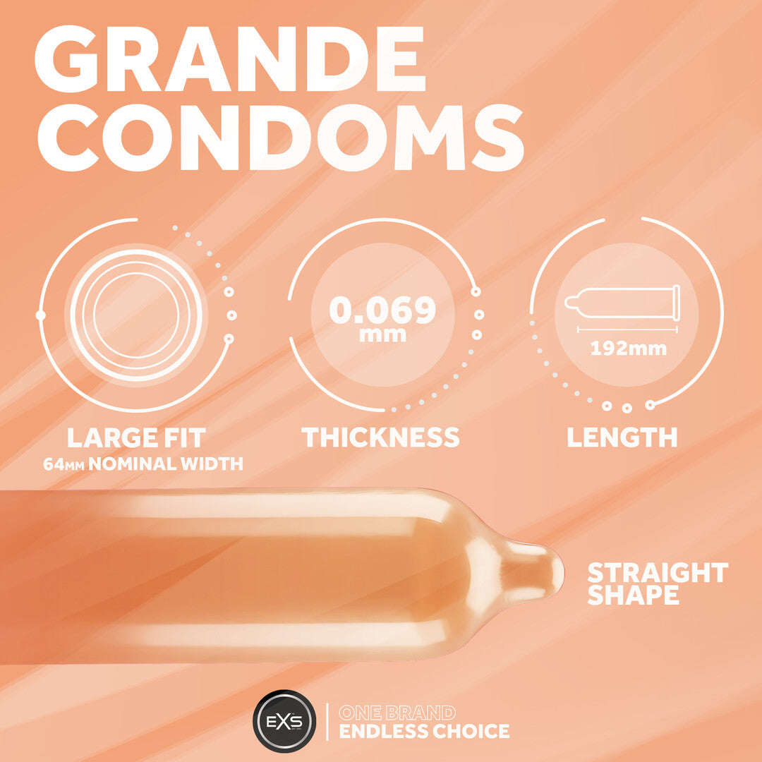 EXS Grande - Extra Large Condoms - 1