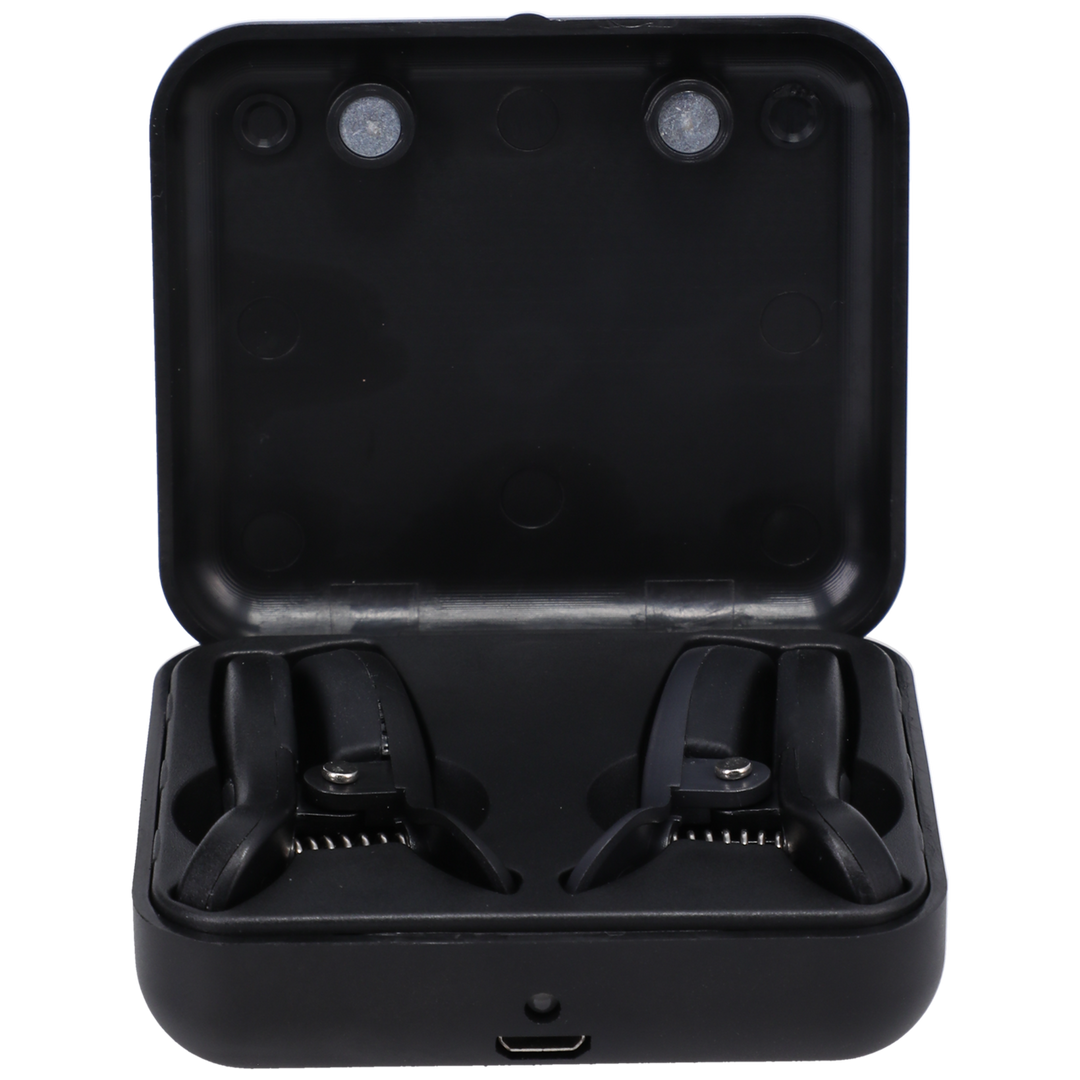 Vibro Grippers - Vibrating Nipple Clamps with Case - Black