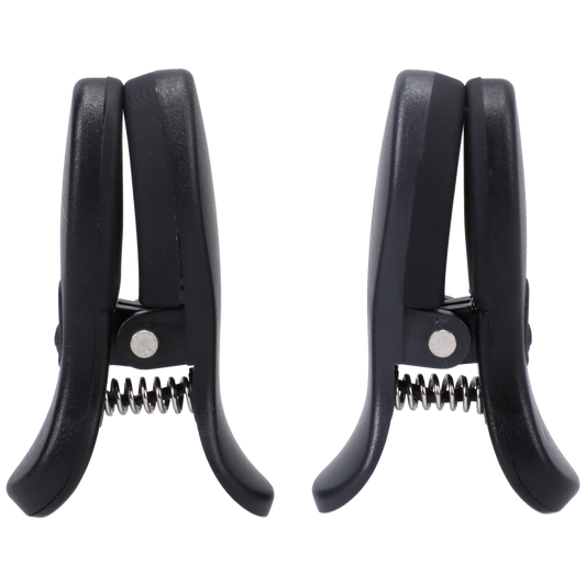 Vibro Grippers - Vibrating Nipple Clamps with Case - Black