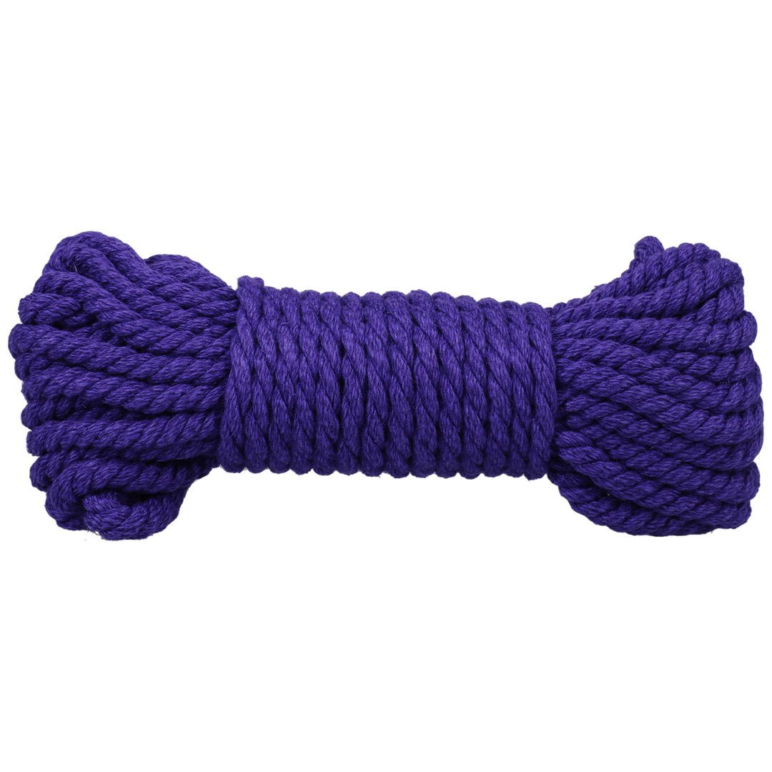 Bind and Tie - 6 mm Hemp Bondage Rope - 30 ft - Violet