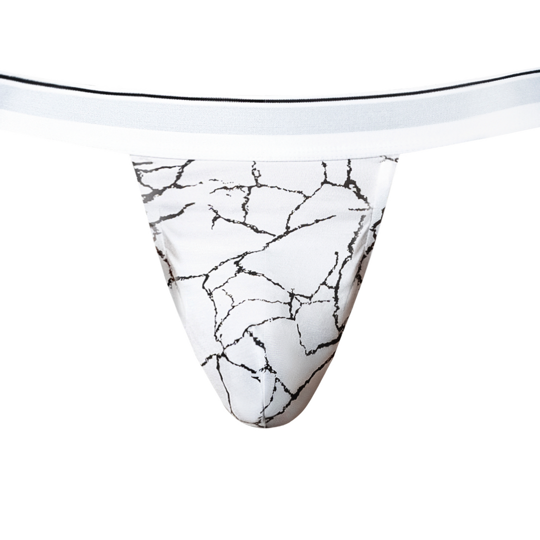 Jock - L/XL - White Marble