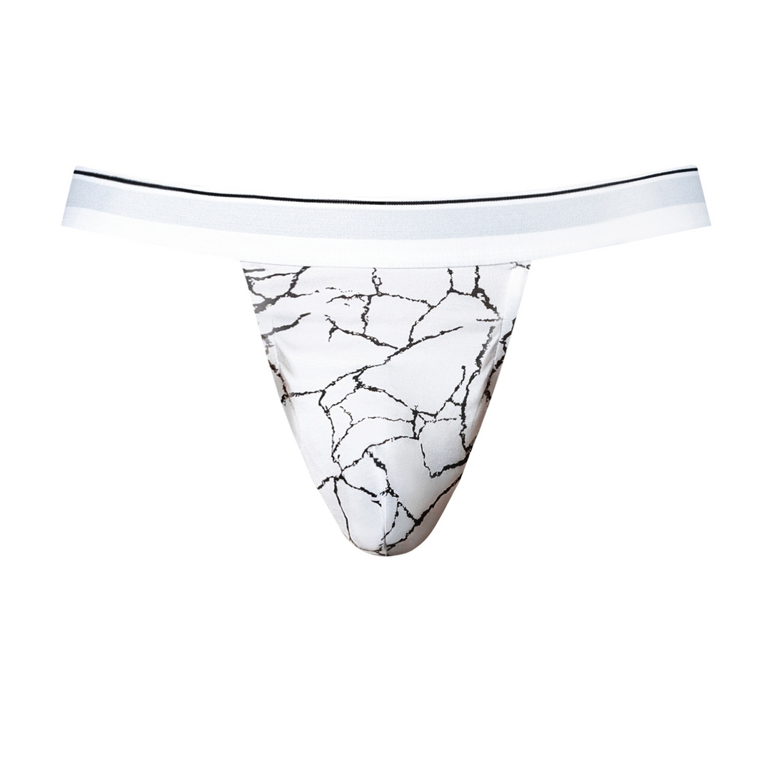 Jock - L/XL - White Marble