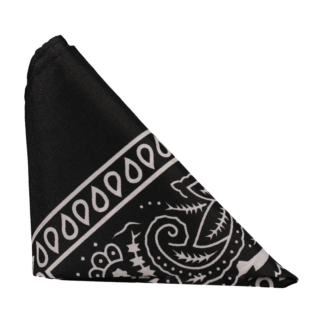 The Code - Silicone Cockring with Bandana - Black