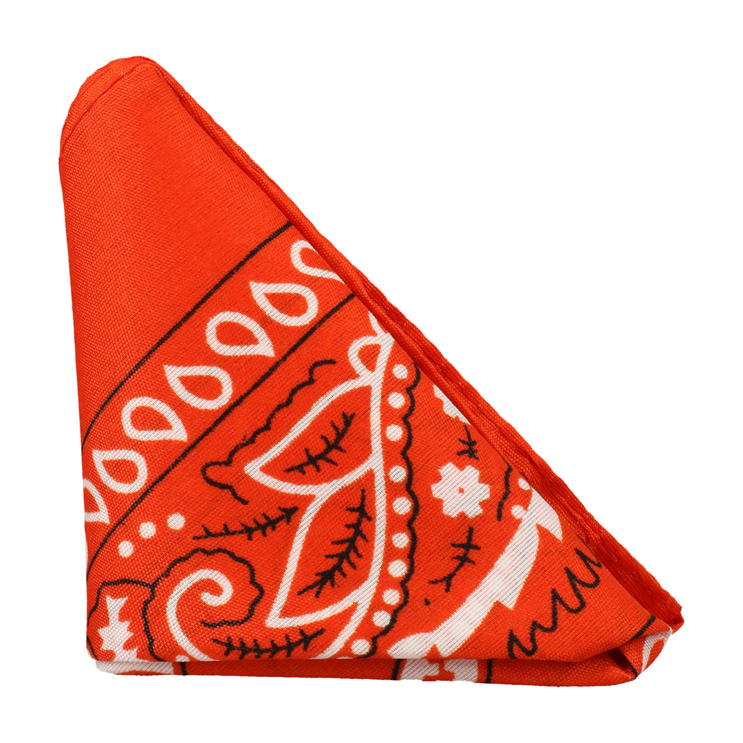 The Code - Silicone Cockring with Bandana - Orange