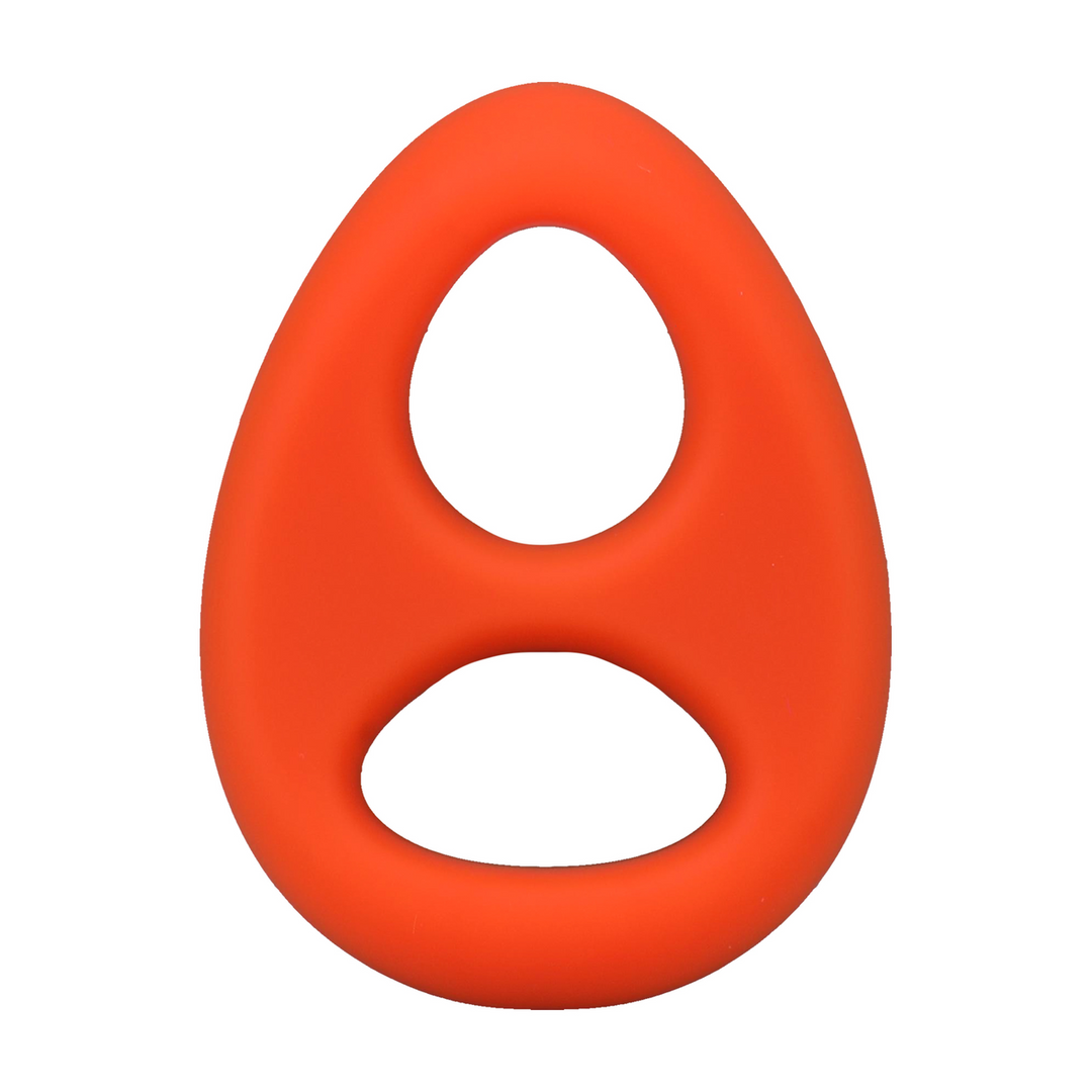The Code - Silicone Cockring with Bandana - Orange