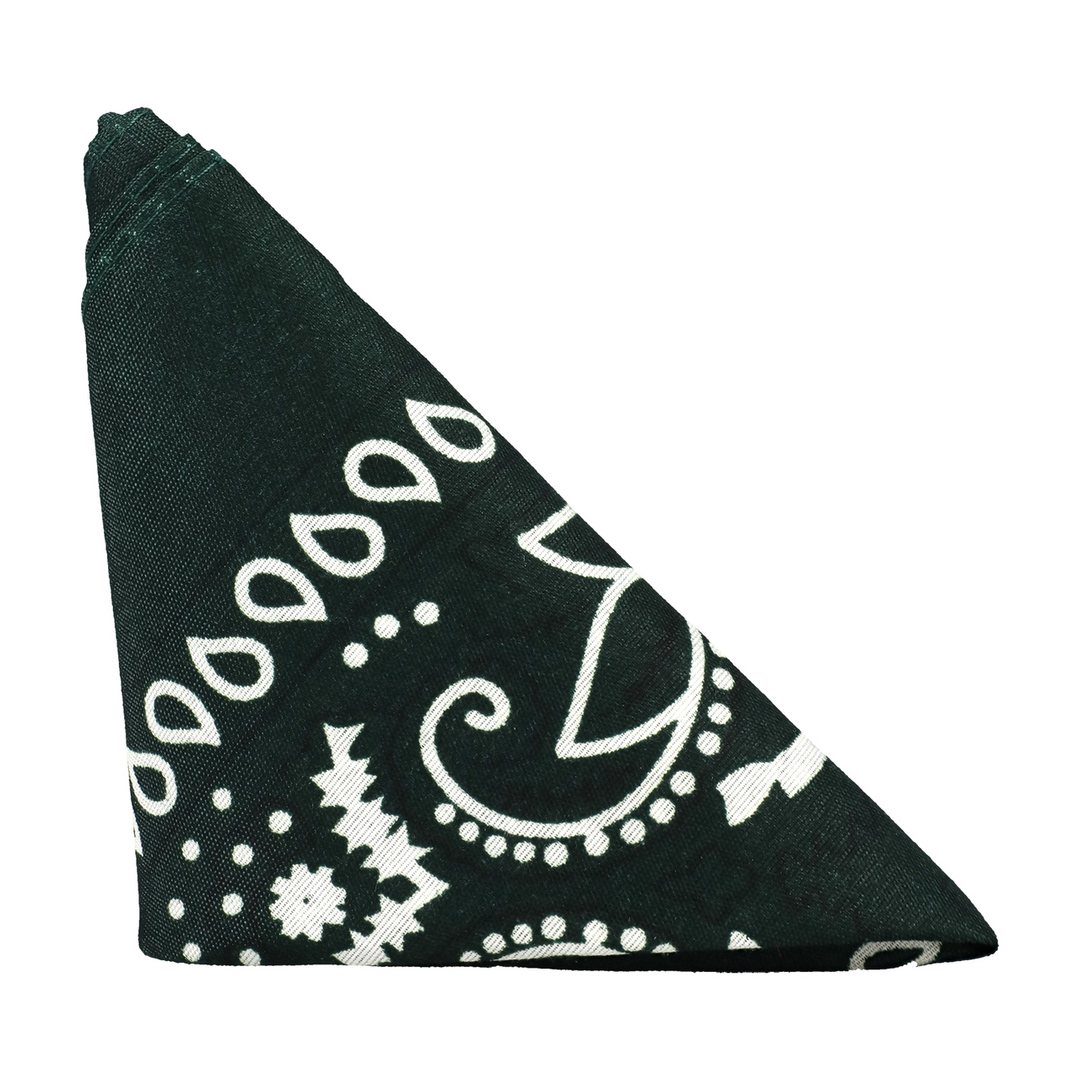 The Code - Silicone Cockring with Bandana - Hunter Green