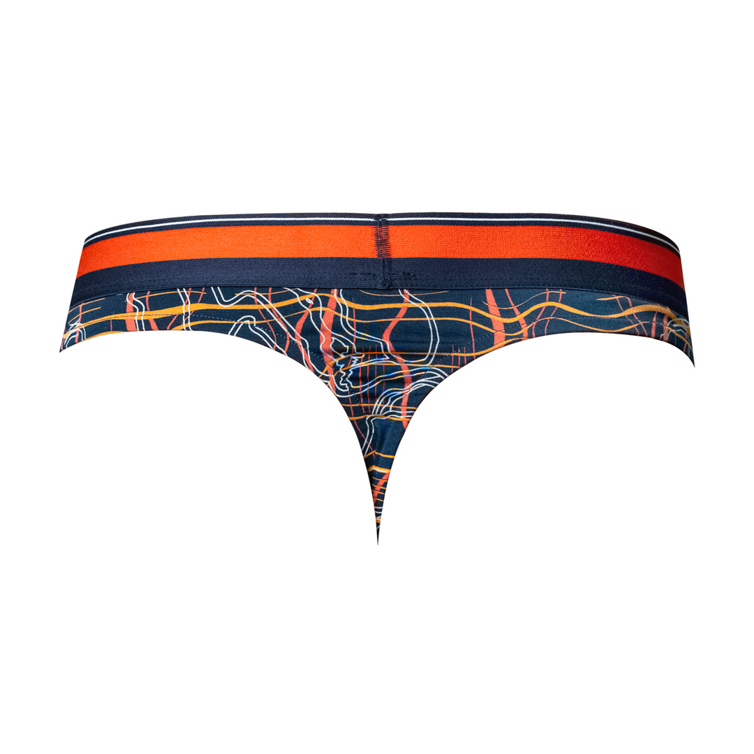 Thong - L/XL - White Marble