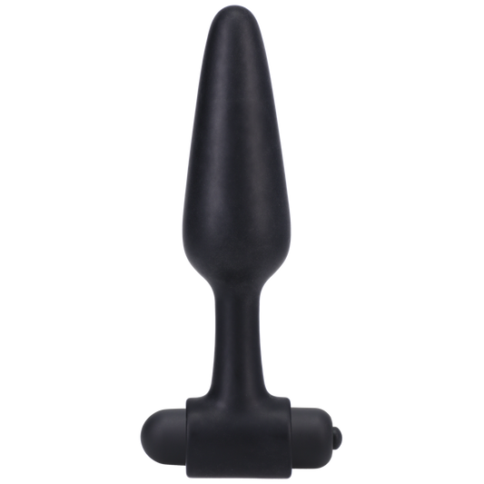 Vibrating Butt Plug - 5 / 12 cm - Black