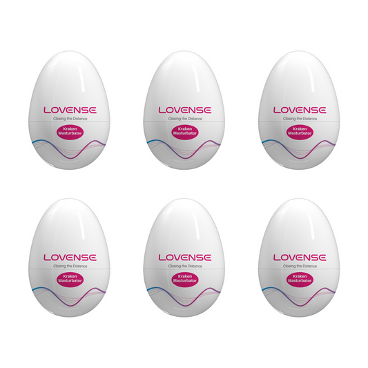 Kraken - 6 Pack - Soft Stretchy Egg Masturbator - White
