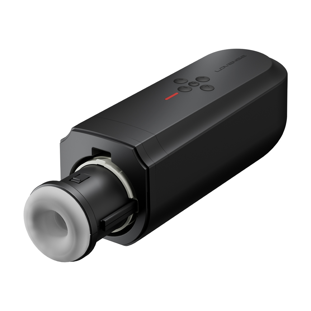 Solace - App-controlled Automatic Thrusting Male Masturbator - Black