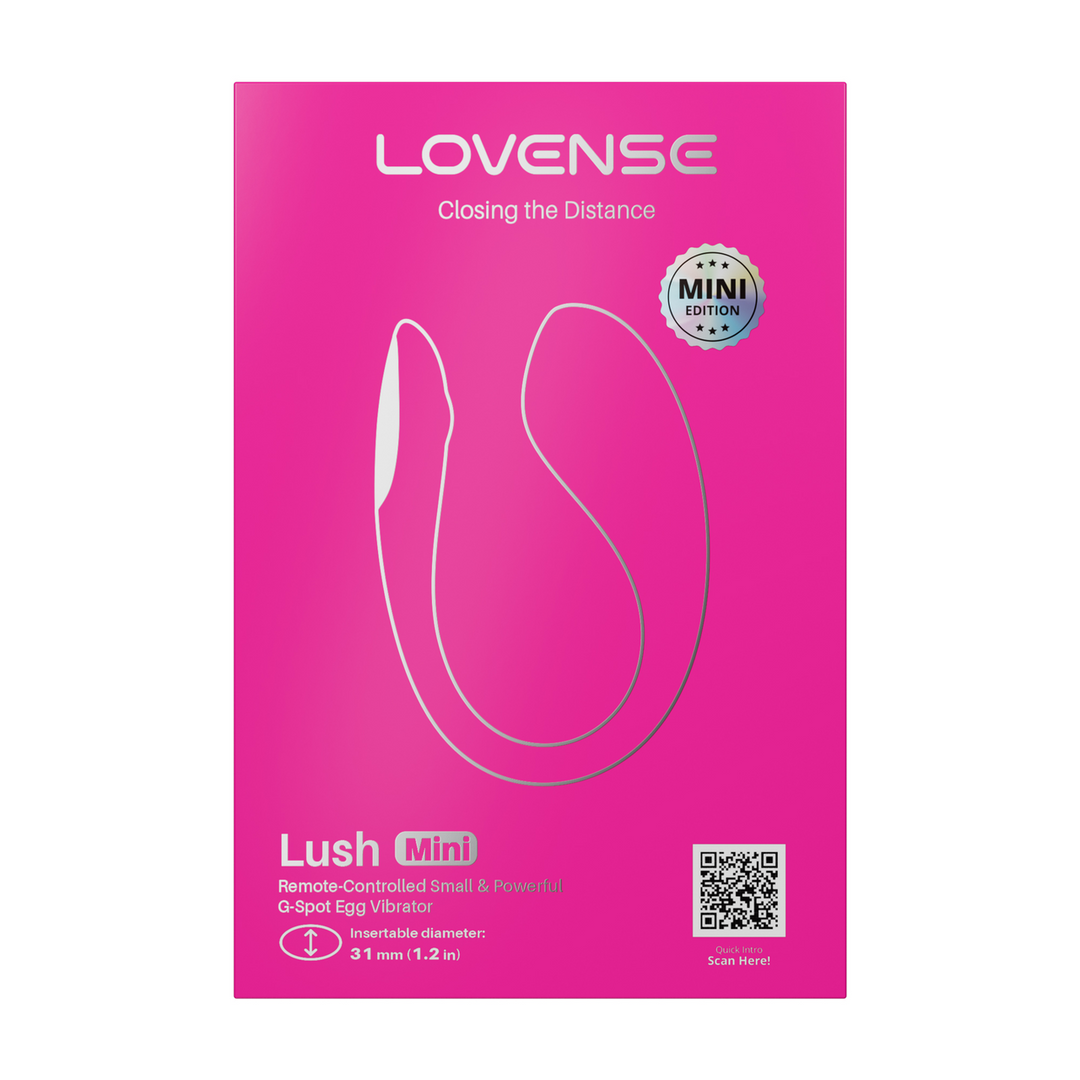 Lush Mini - Powerful Remote-controlled Wearable G-Spot Egg Vibrator - Pink
