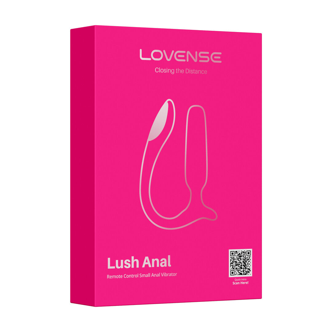 Lush Anal - Remote Controlled Small Anal Vibrator - Pink