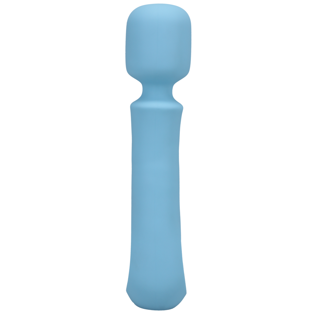 Euphoria - Rechargeable Silicone Wand Vibe - Blue