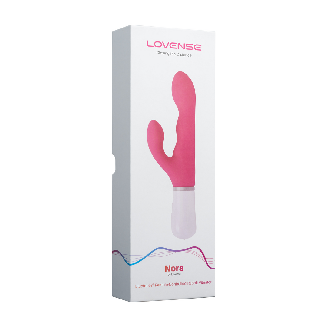 Nora - Bluetooth Remote Control Rabbit Vibrator - Pink