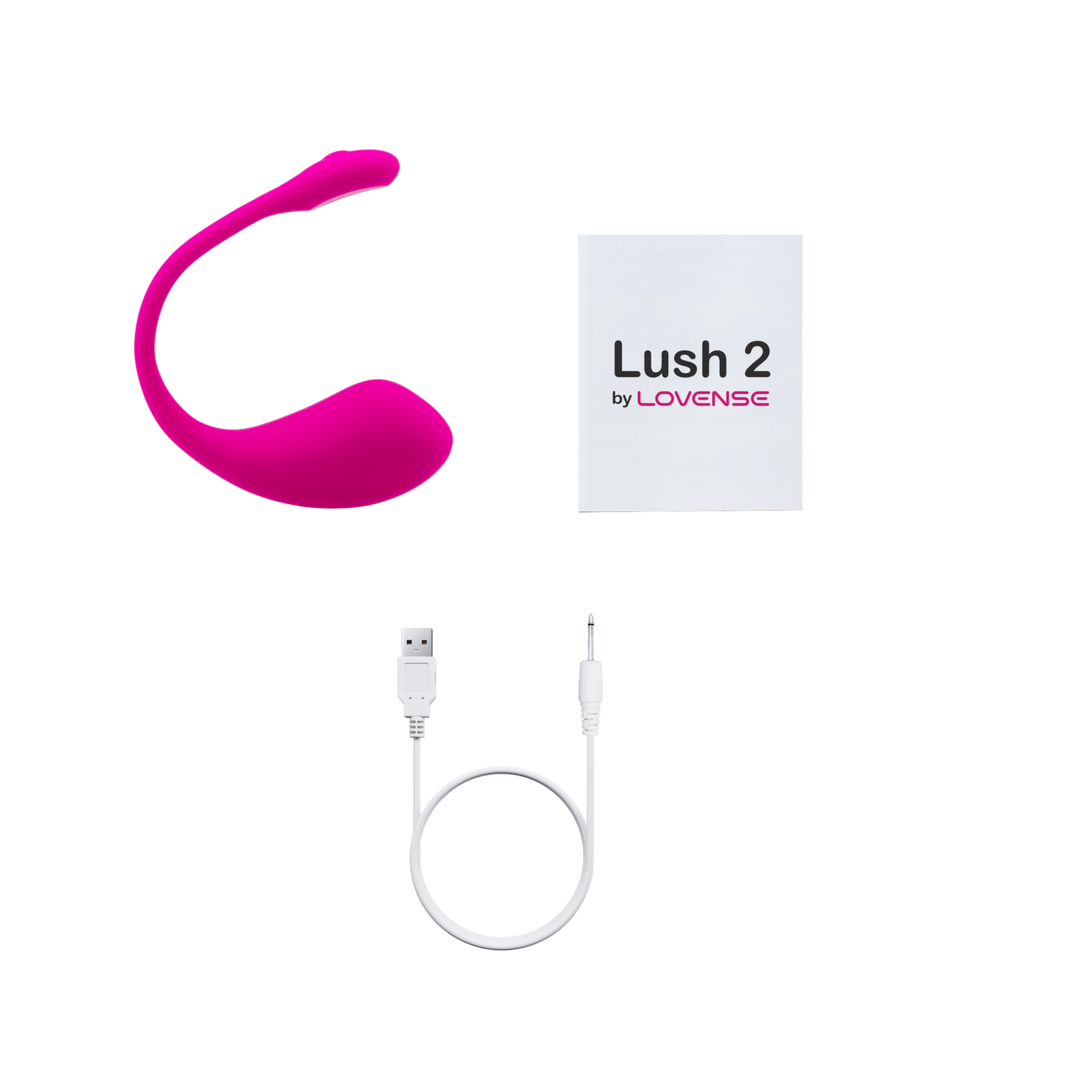 Lush 2 - Powerful App-controlled Wearable G-spot Egg Vibrator - Pink