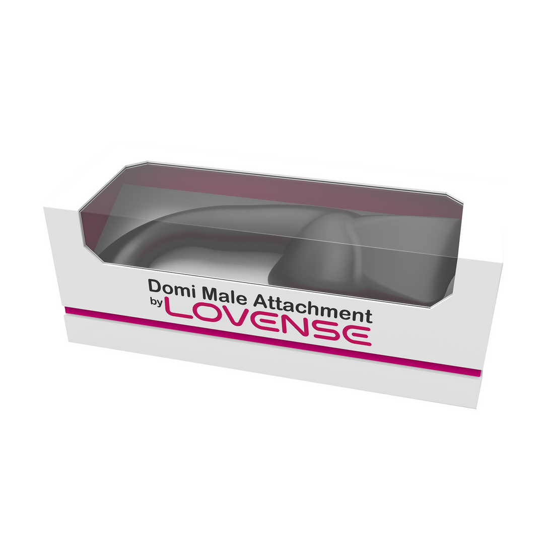 Male Attachment for Domi Wand Massager - Black