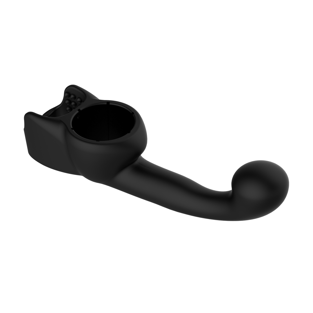 Male Attachment for Domi Wand Massager - Black