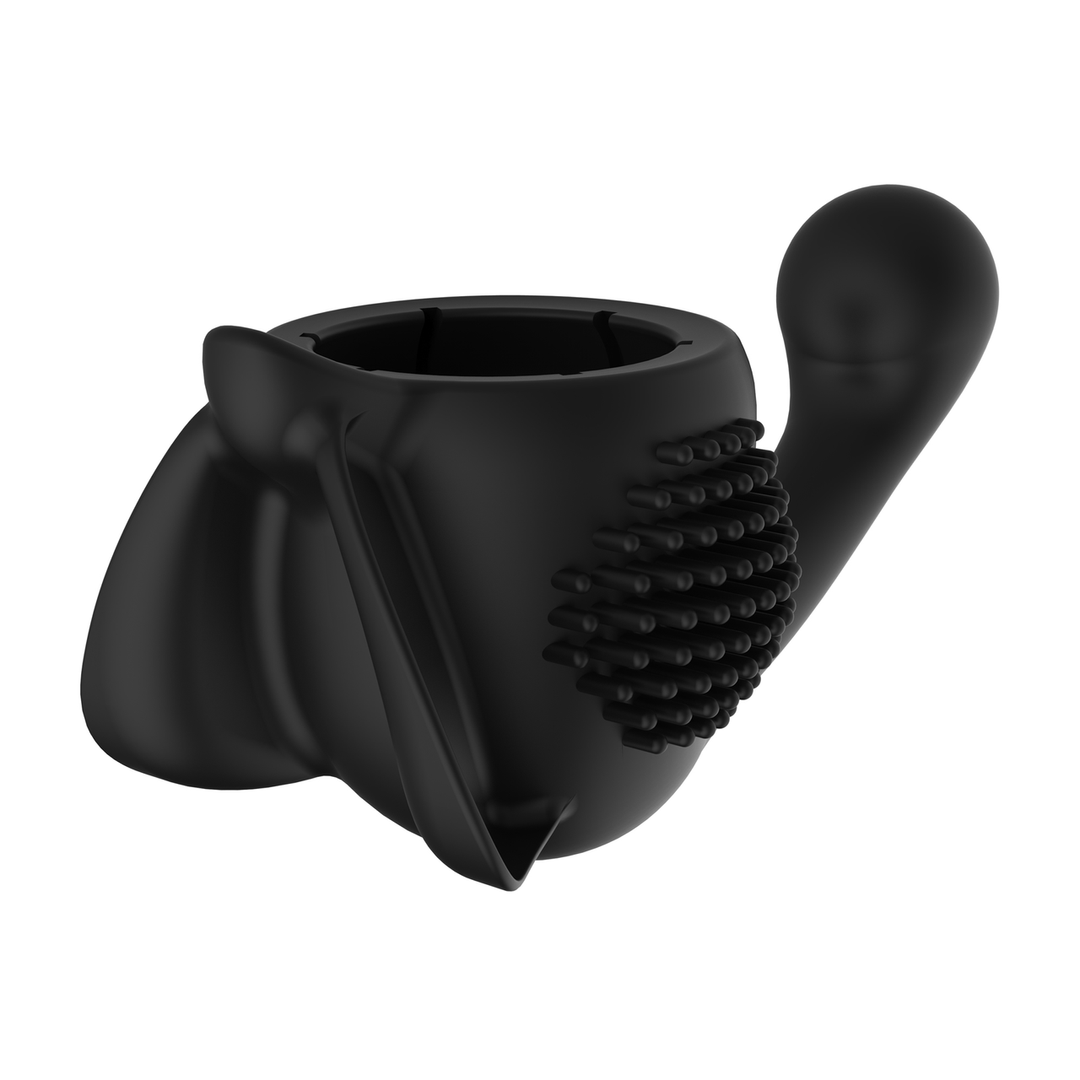 Female Attachment for Domi Wand Massager - Black