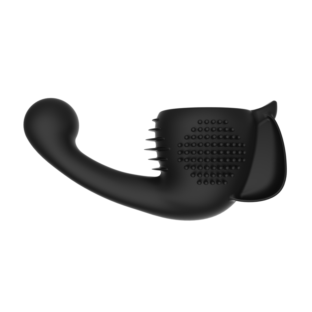 Female Attachment for Domi Wand Massager - Black