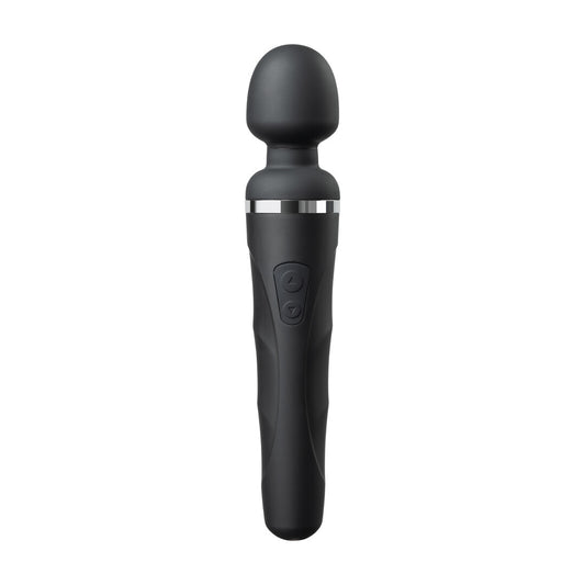 Domi 2 - Bluetooth App-controlled Mini Wand Massager - Black
