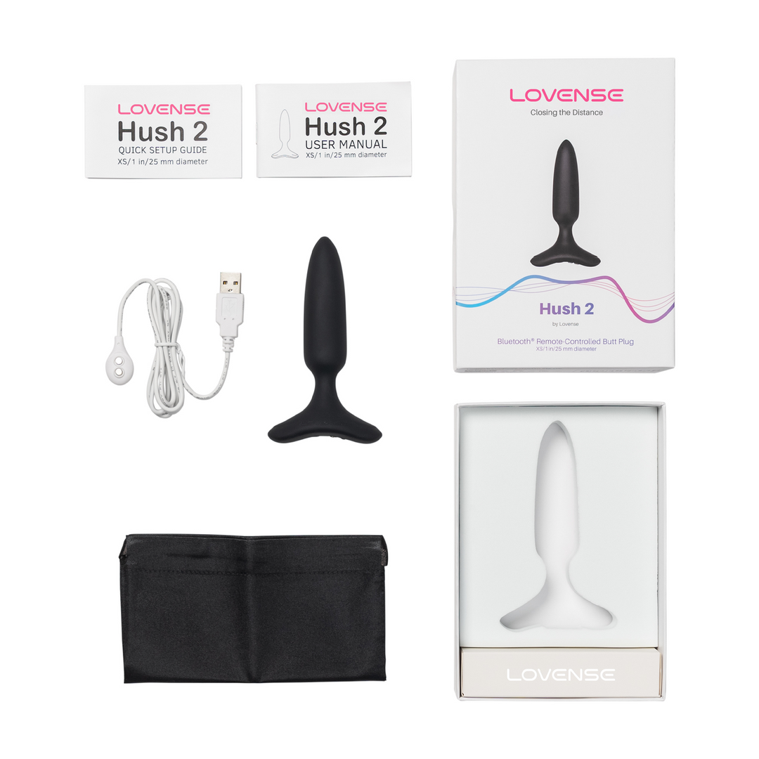 Hush 2 - App-controlled Vibrating Butt Plug