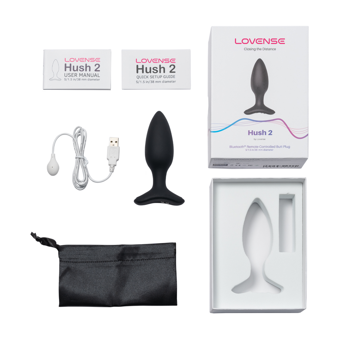 Hush 2 - App-controlled Vibrating Butt Plug
