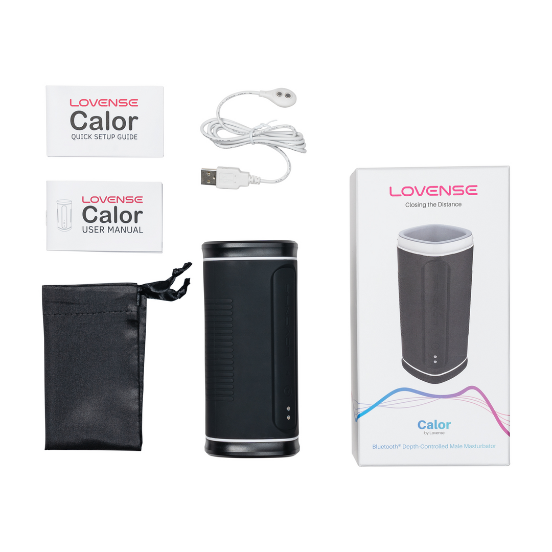 Calor - Bluetooth Remote Control Pocket Pussy - Black