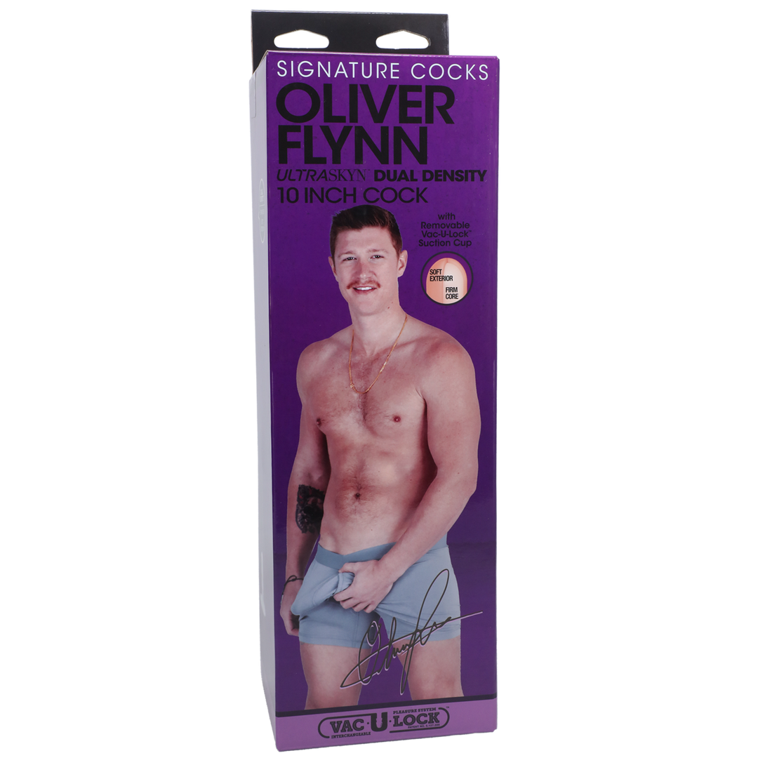 Oliver Flynn - Realistic ULTRASKYN Dildo - 10 / 25 cm - Vanilla
