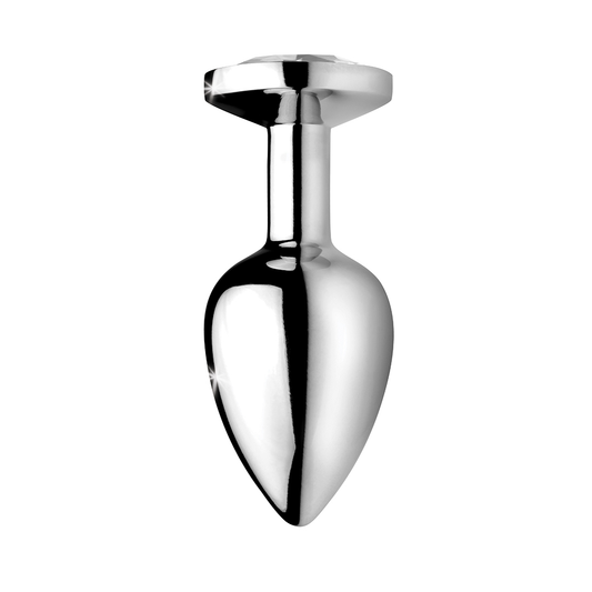 Clear Gem Anal Plug Small - Clear